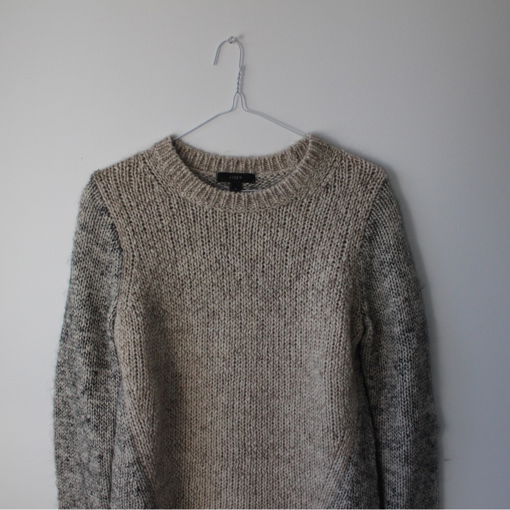 J.Crew Wool Asymmetrical Knit Sweater